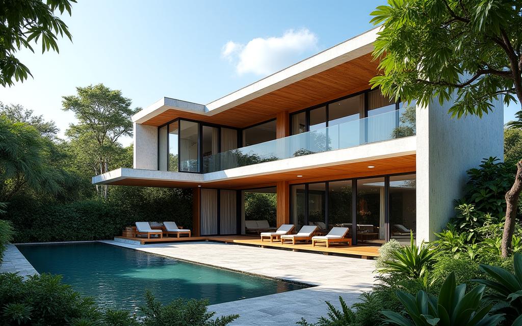 An architecturally unique landed property on Sentosa Cove.
